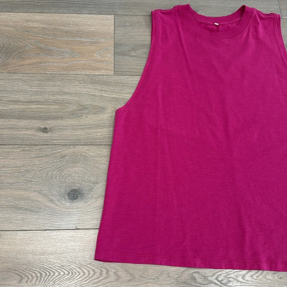 LULULEMON Ripened Raspberry All Yours Tank Active Workout Gym Muscle Top Size 12